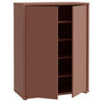 SCHUHSCHRANK Alice Springs  in 74,5/99,1/34,9 cm  - Terracotta/Grau, MODERN, Holzwerkstoff/Kunststoff (74,5/99,1/34,9cm) - Xora