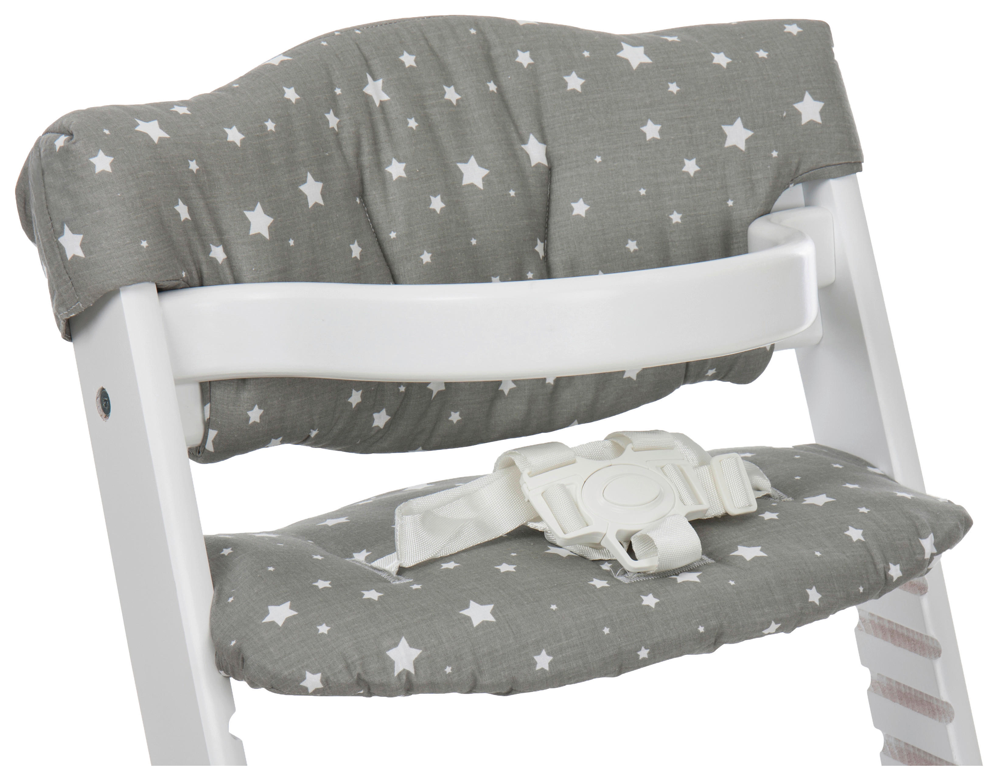 HOCHSTUHLEINLAGE Lunch  - Grau, Basics, Textil (23/42cm) - My Baby Lou