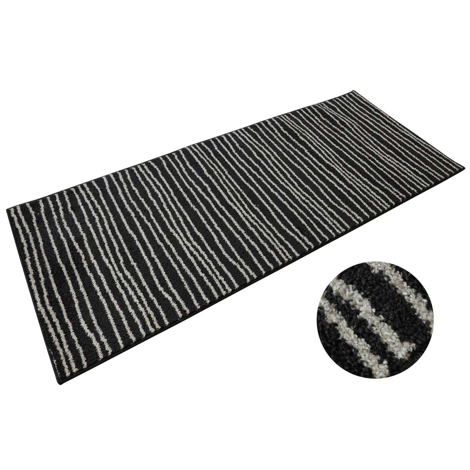 WEBTEPPICH  Wohnzimmer 133/150 cm Larache Schwarz rechteckig  - Schwarz, Design, Kunststoff/Textil (133/150cm) - Floordirekt