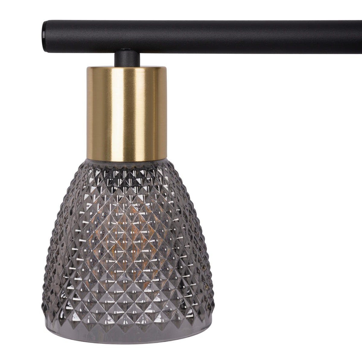 HÄNGELEUCHTE LINDITA 82/8,5/8,5 cm   - Schwarz, LIFESTYLE, Glas/Metall (82/8,5/8,5cm) - Näve