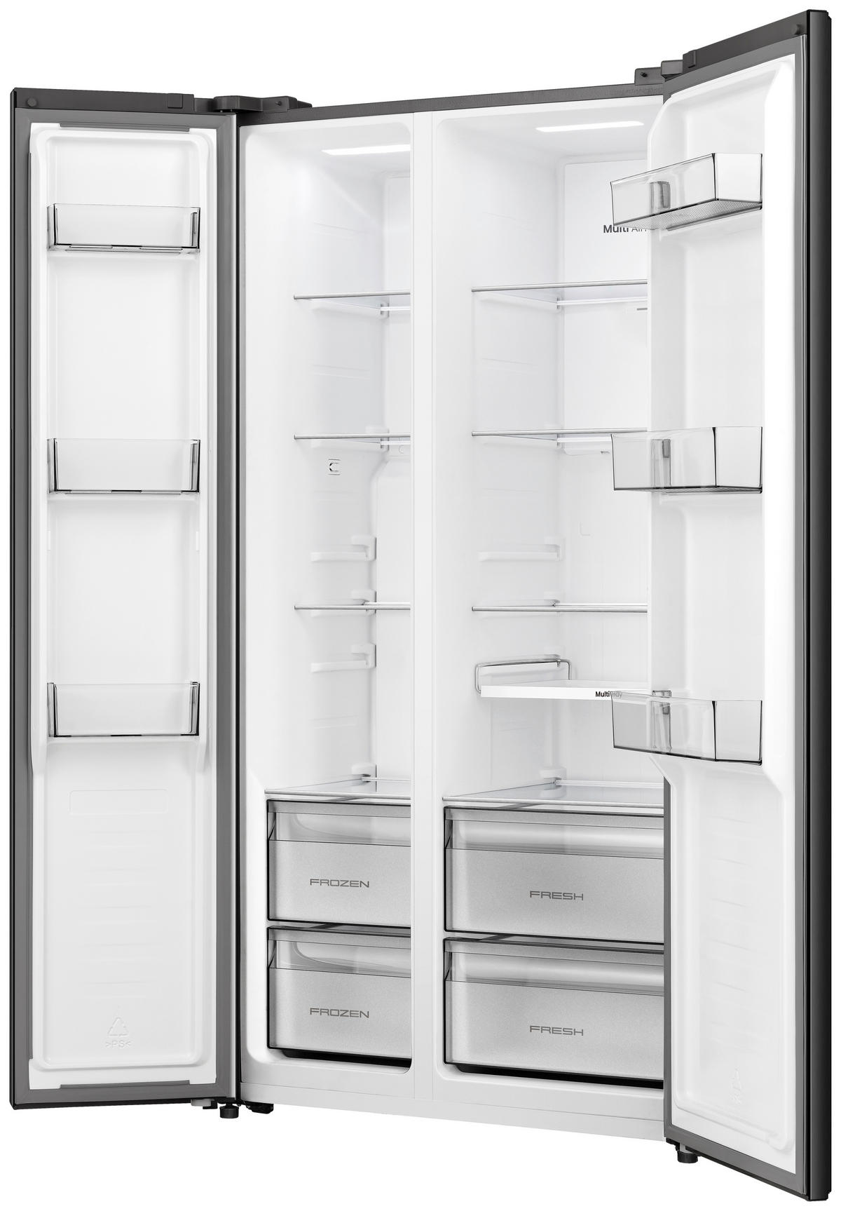 SIDE-BY-SIDE 91,1/178,6/61,5 cm RS3P558NEFD  - Schwarz, Trend (91,1/178,6/61,5cm) - Hisense