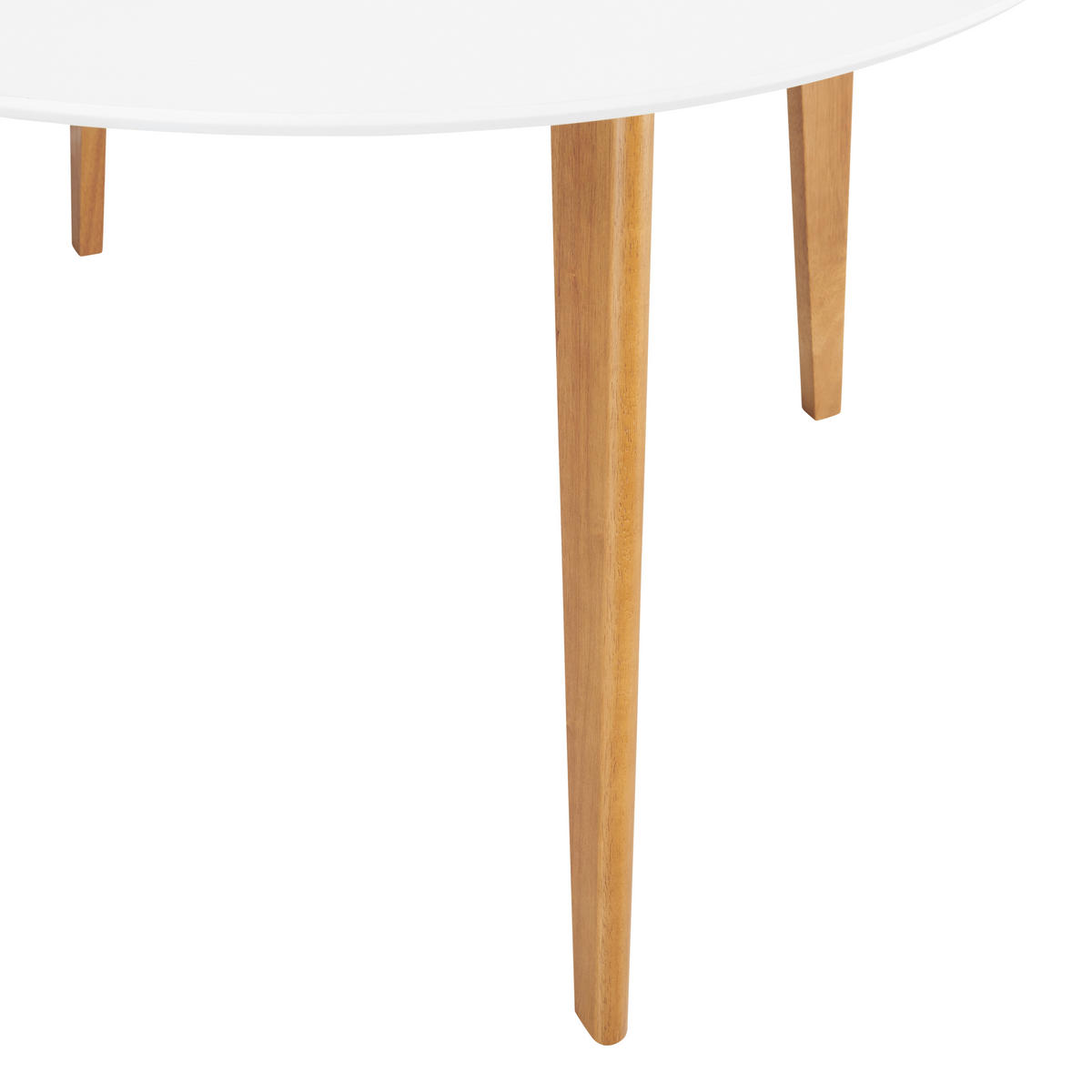 ESSTISCH in Holz 120/120/76 cm  - Eichefarben/Weiß, Design, Holz (120/120/76cm) - Livetastic