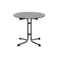 GARTENKLAPPTISCH  - Anthrazit, KONVENTIONELL, Holzwerkstoff/Kunststoff (80/71cm) - Siena Garden