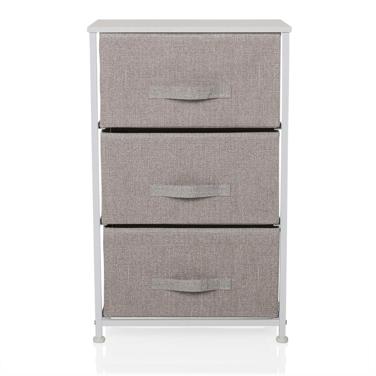 KOMMODE  in 45/73/30 cm  - Grau, MODERN, Kunststoff/Textil (45/73/30cm) - MID.YOU