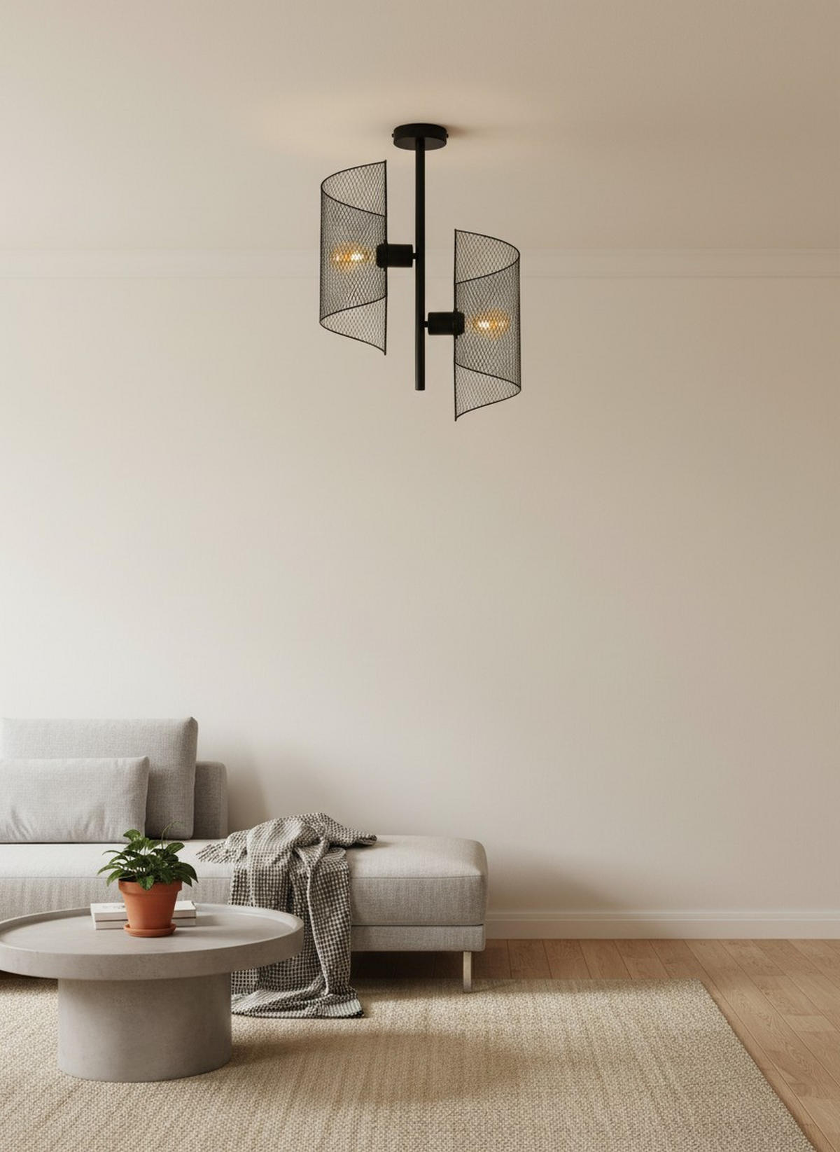 HÄNGELEUCHTE 36/12/53 cm   - Schwarz, Design, Metall (36/12/53cm) - Collet's Monde