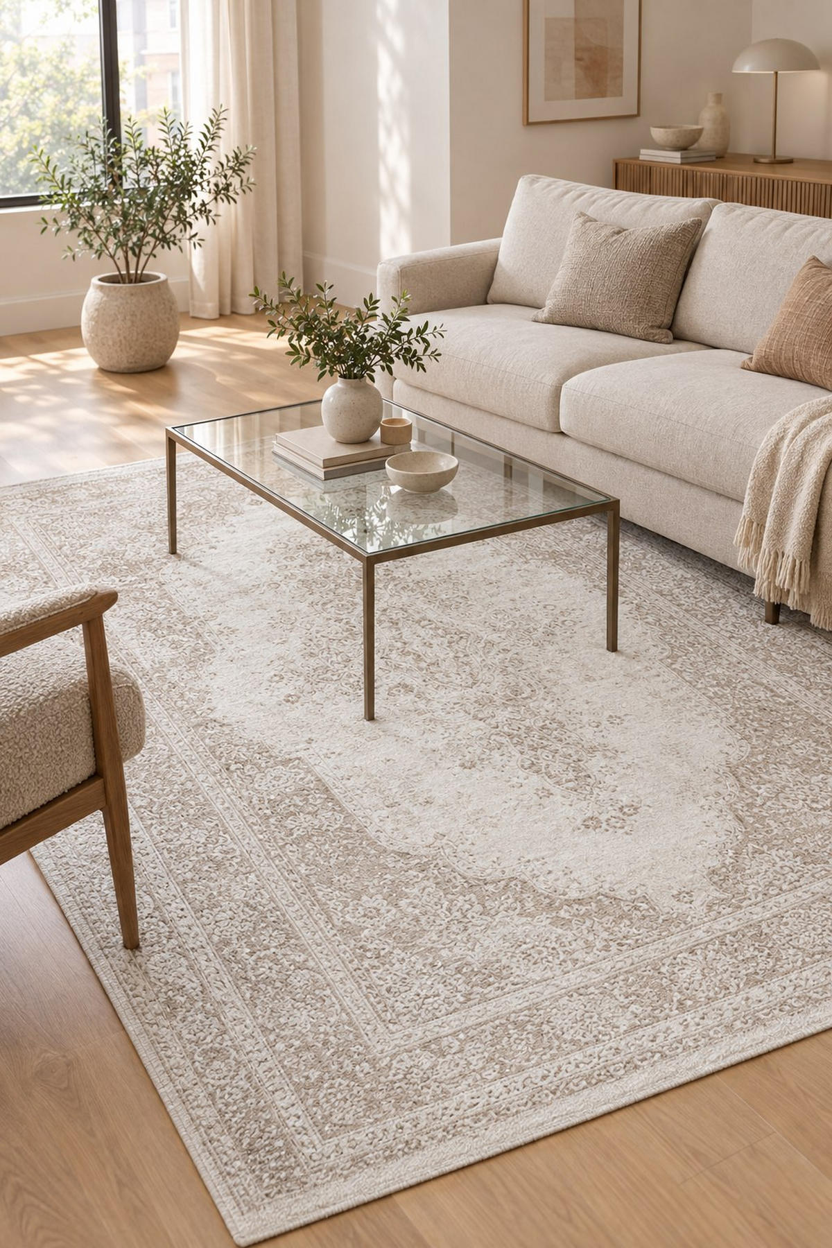 TKANA PREPROGA  Elysee 902     120/170 cm     krem barve  - krem barve, Design, tekstil (120/170cm) - Pierre Cardin