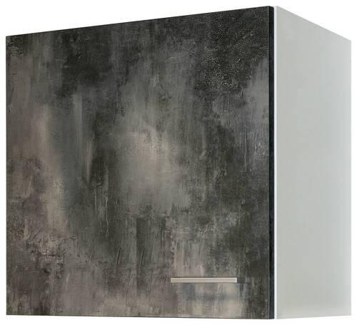 KÜCHENOBERSCHRANK 60/54,8/32 cm  in Graubraun, Weiß  - Graubraun/Alufarben, KONVENTIONELL, Holzwerkstoff/Kunststoff (60/54,8/32cm) - FlexWell