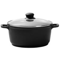 KOCHTOPF Turin 3,3 L  - Klar/Edelstahlfarben, KONVENTIONELL, Glas/Kunststoff (24/11,5cm) - Homeware Profession.