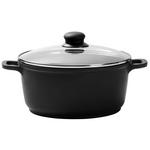 KOCHTOPF Turin 3,3 L  - Klar/Edelstahlfarben, KONVENTIONELL, Glas/Kunststoff (24/11,5cm) - Homeware Profession.