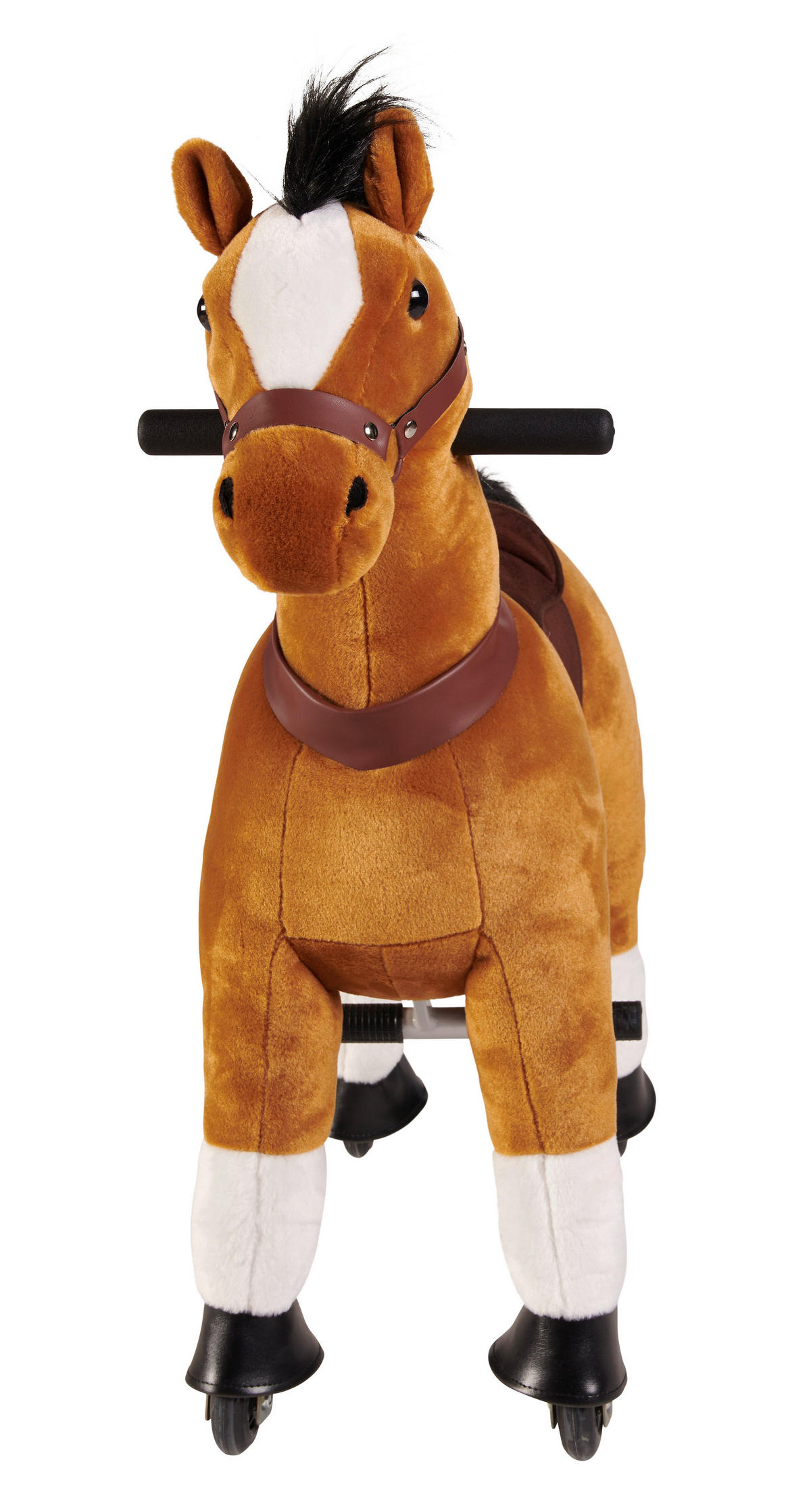 ODRÁŽEDLO KŮŇ - hnědá, Trend, kov/textil (92/35/100cm) - My Baby Lou