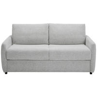 ZOFA S POSTELJNO FUNKCIJO,  siva tekstil  - črna/siva, Design, tekstil (184/91/99cm) - Xora