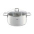 KOCHTOPF Edelstahl - Edelstahlfarben, Metall (24cm) - Fissler