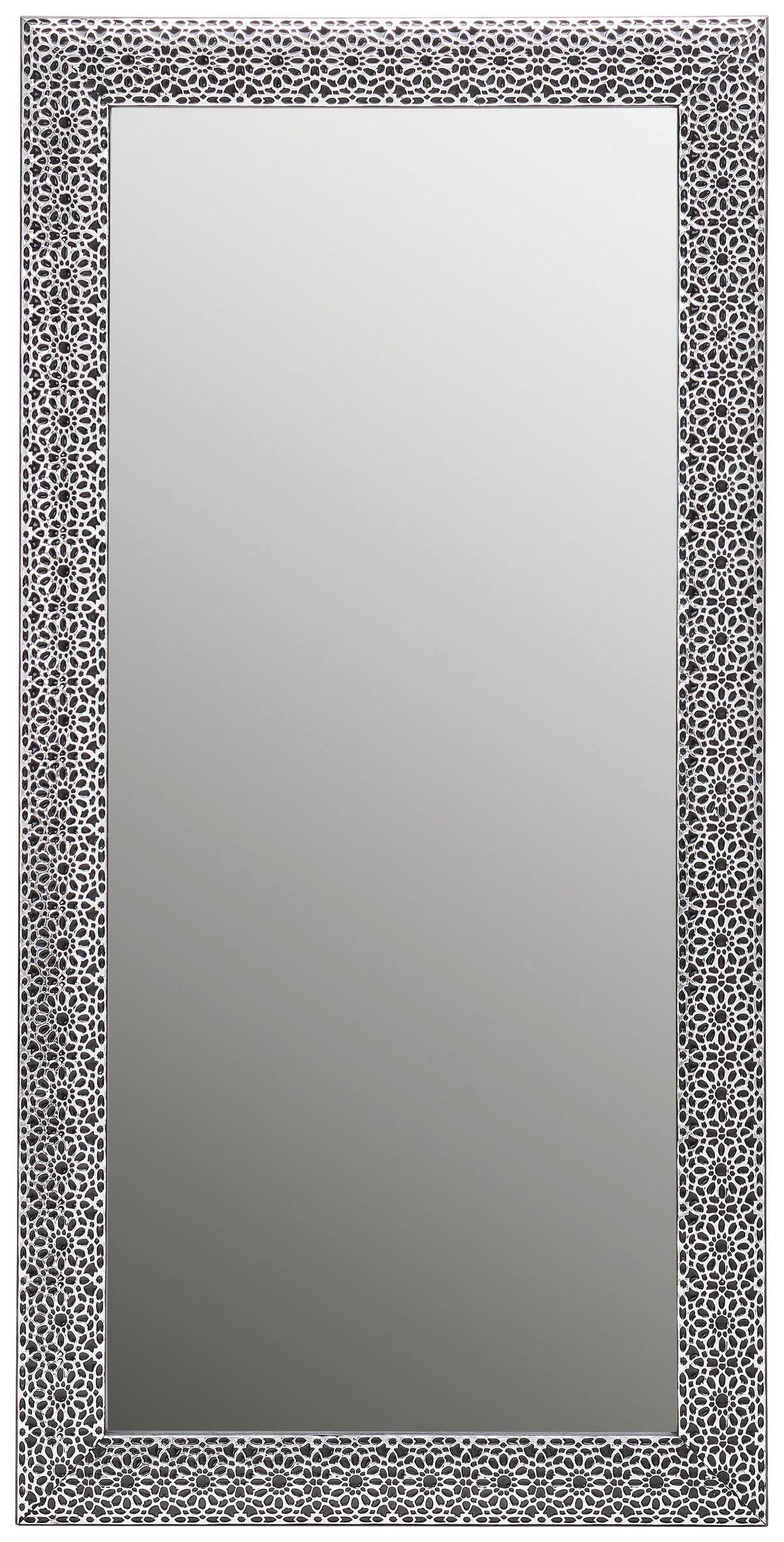 WANDSPIEGEL 100/200/3 cm    in rechteckig  - Schwarz/Weiß, LIFESTYLE, Glas/Holz (100/200/3cm) - Xora