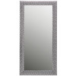 WANDSPIEGEL 100/200/3 cm    in rechteckig  - Schwarz/Weiß, LIFESTYLE, Glas/Holz (100/200/3cm) - Xora