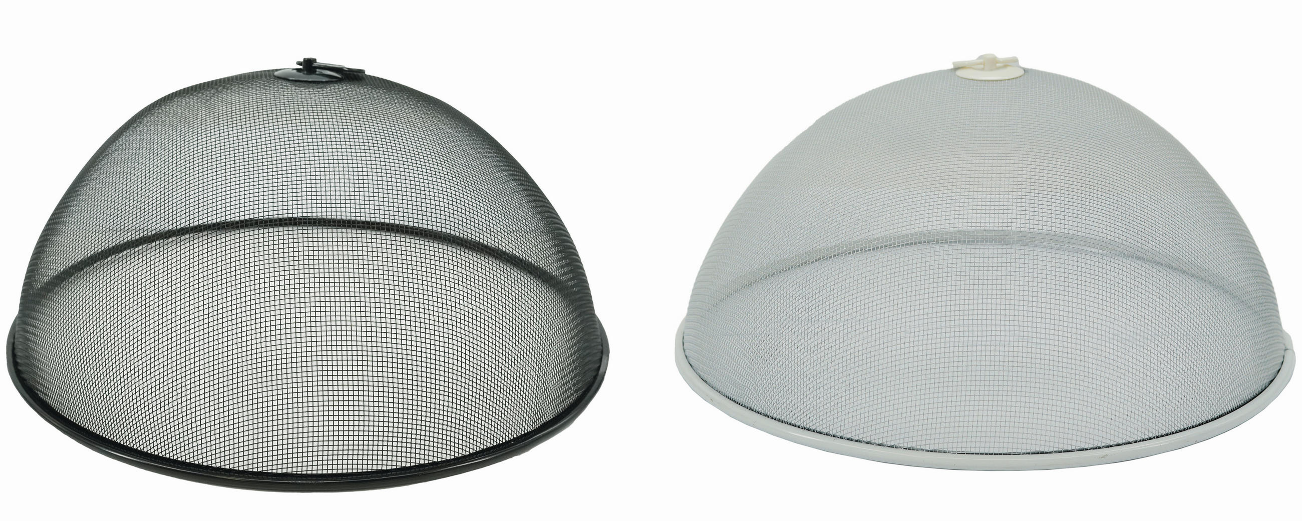 SPEISEHAUBE 35 cm  - Schwarz/Weiß, Basics, Kunststoff/Metall (35cm) - Homeware Profession.