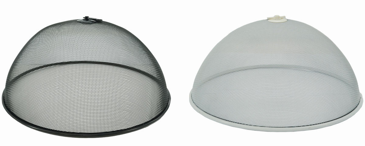 KRYT NA POTRAVINY  35 cm   - čierna/biela, Basics, kov/plast (35cm) - Homeware Profession.