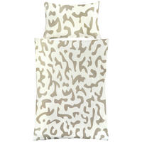 BETTWÄSCHESET Satin 160/210 cm  100 cm/65 cm  - Weiss/Champagner, Basics, Textil (160/210cm) - Ambiente