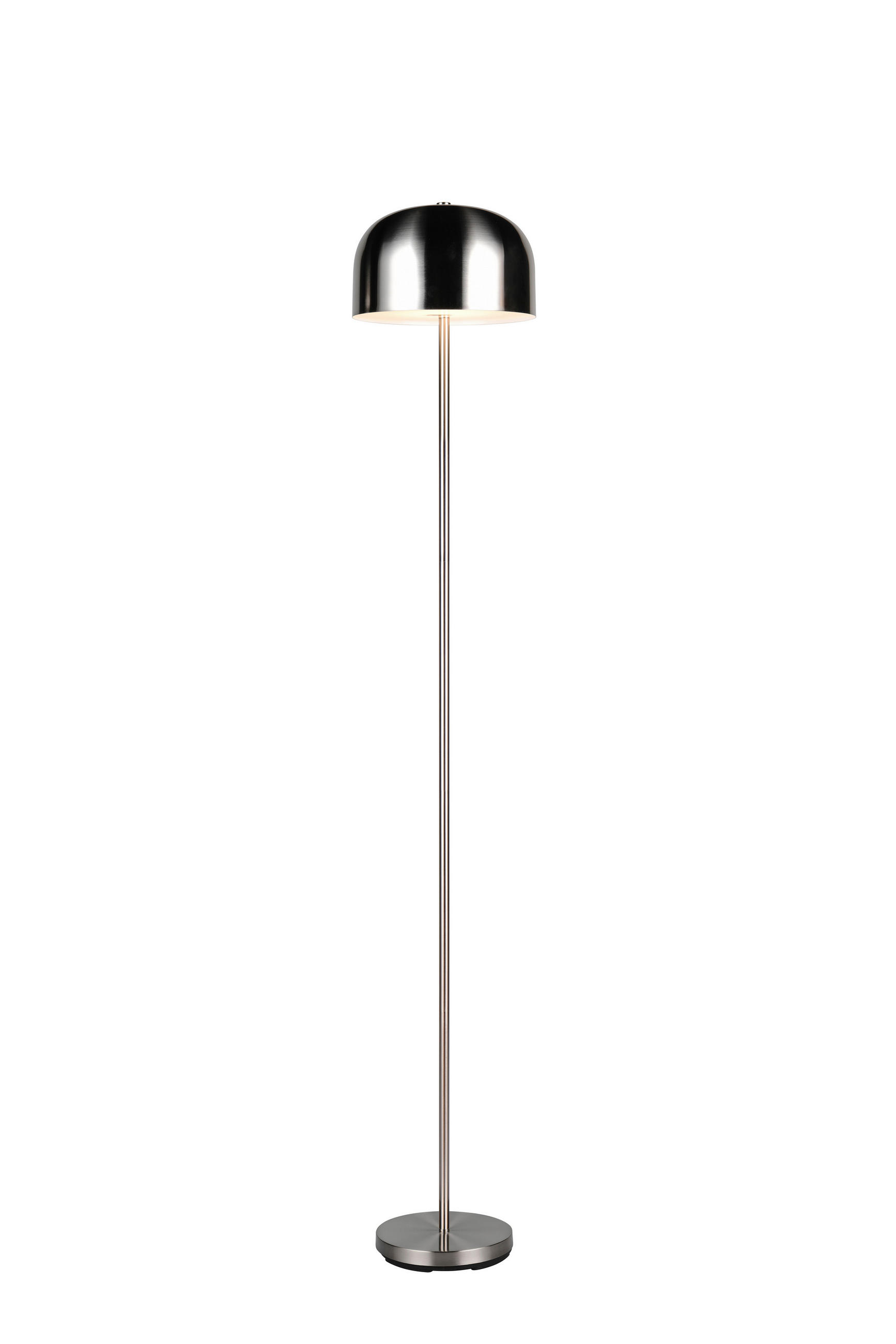 PORTABEL GOLVLAMPA 147,0/25,0 cm    - nickelfärgad, Design, metall (147,0/25,0cm)