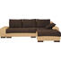 WOHNLANDSCHAFT in Textil Naturfarben, Dunkelbraun - Wengefarben/Dunkelbraun, Design, Holz/Textil (278/198cm) - Carryhome WOHNLANDSCHAFT in Textil Naturfarben, Dunkelbraun - Wengefarben/Dunkelbraun, Design, Holz/Textil (278/198cm) - Carryhome