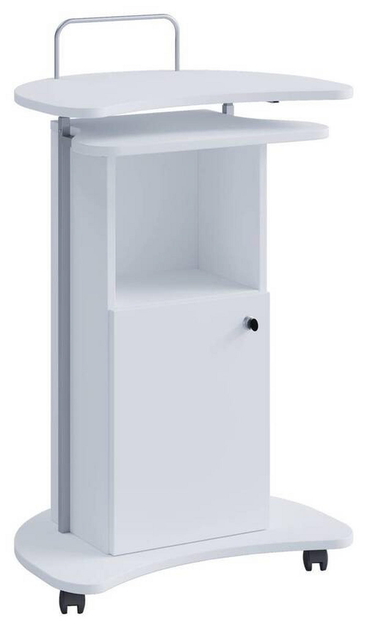 STEHPULT 56/41/93 cm  - Weiß, Basics, Holzwerkstoff (56/41/93cm) - MID.YOU