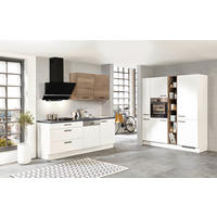 EINBAUKÜCHE   - Eichefarben/Weiß, Design, Holzwerkstoff - Celina