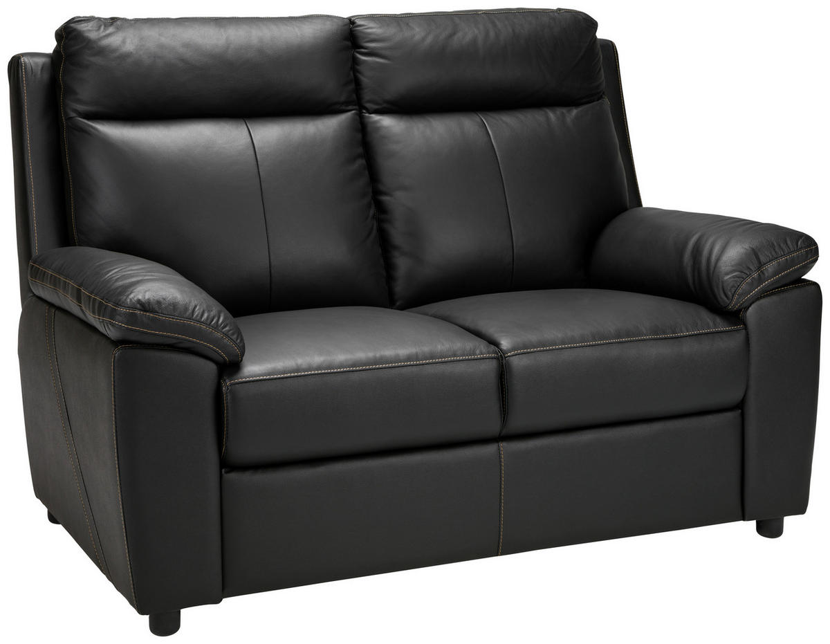 SOFFGRUPP i läderimitation kombination läder/läderimitation svart  - svart/cremefärgad, Klassisk, läder/textil - Xora