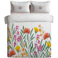 BETTWÄSCHE 135/200 cm  - Gelb/Creme, Basics, Textil (135/200cm)