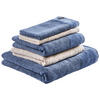FROTTIERSET SW-Sense Blau, Beige 5-teilig  - Blau/Beige, Basics, Textil (70x140/50x100cm) - Schöner Wohnen