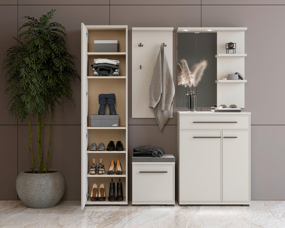 OMARA ZA ČEVLJE  - Moderno, umetna masa/leseni material (76/117/36cm) - Hom`in