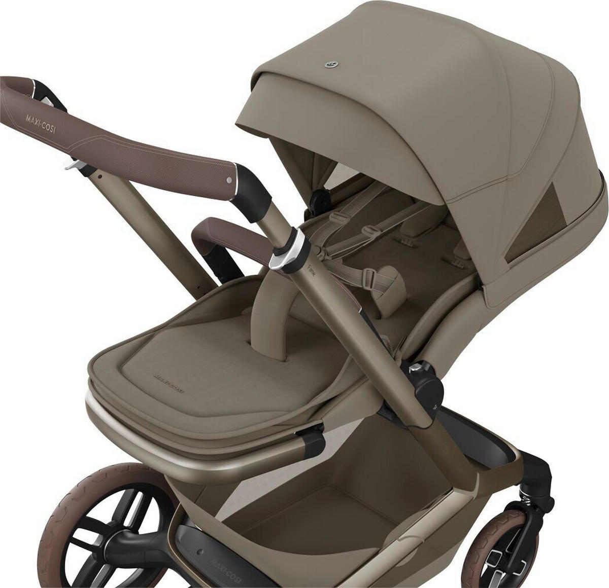 KINDERWAGEN  Fame  Oak Truffle  - Braun, Basics, Textil (61,5/98-110/86,5-95,5cm) - Maxi-Cosi