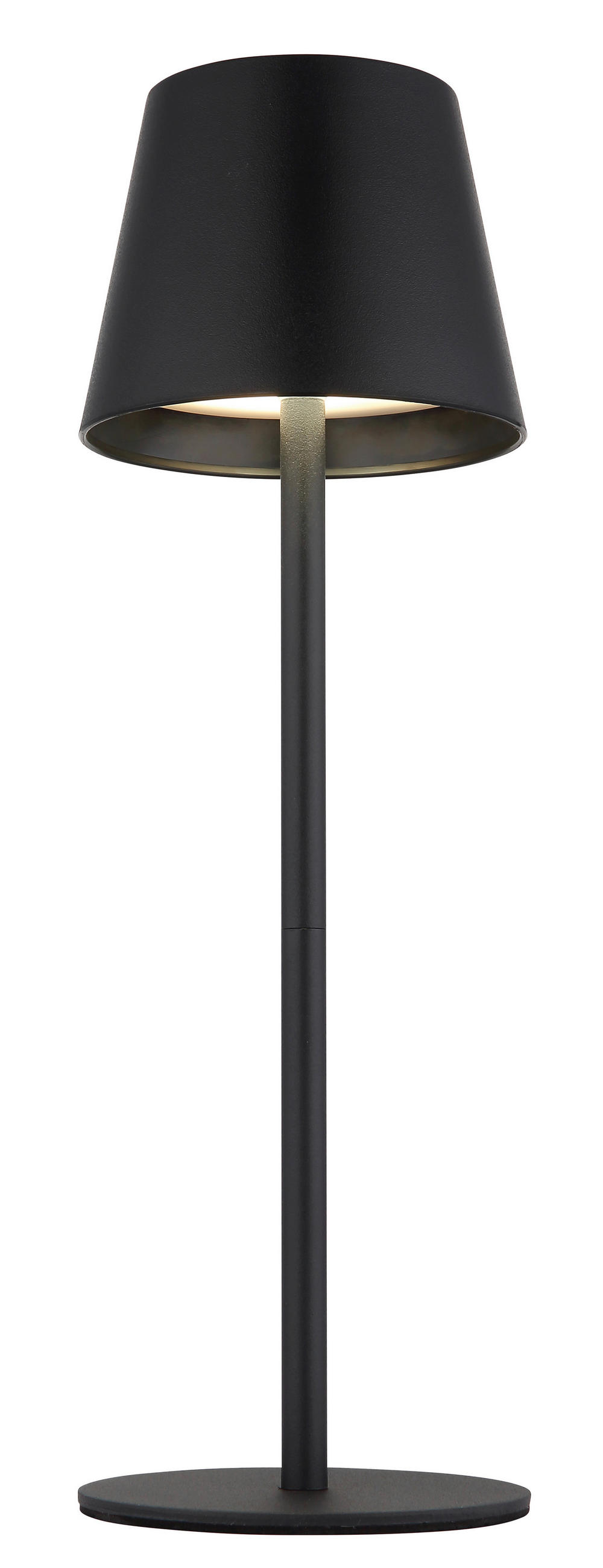 LED-TISCHLEUCHTE 11,5/36 cm   - Schwarz, Design, Kunststoff/Metall (11,5/36cm) - Globo