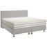 BOXSPRINGBETT in Hellgrau - Hellgrau/Alufarben, KONVENTIONELL, Holz/Kunststoff (180/200/cm) - Bentley BOXSPRINGBETT in Hellgrau - Hellgrau/Alufarben, KONVENTIONELL, Holz/Kunststoff (180/200/cm) - Bentley