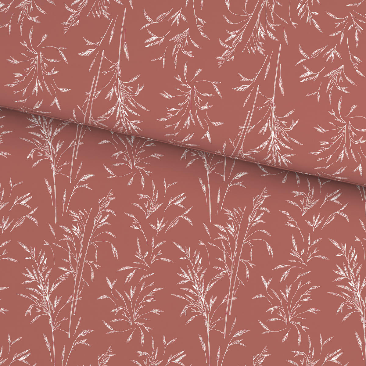 BETTWÄSCHE 2-teilig Satin 140/200 cm  - Rotorange, Basics, Textil (140/200cm) - Esposa