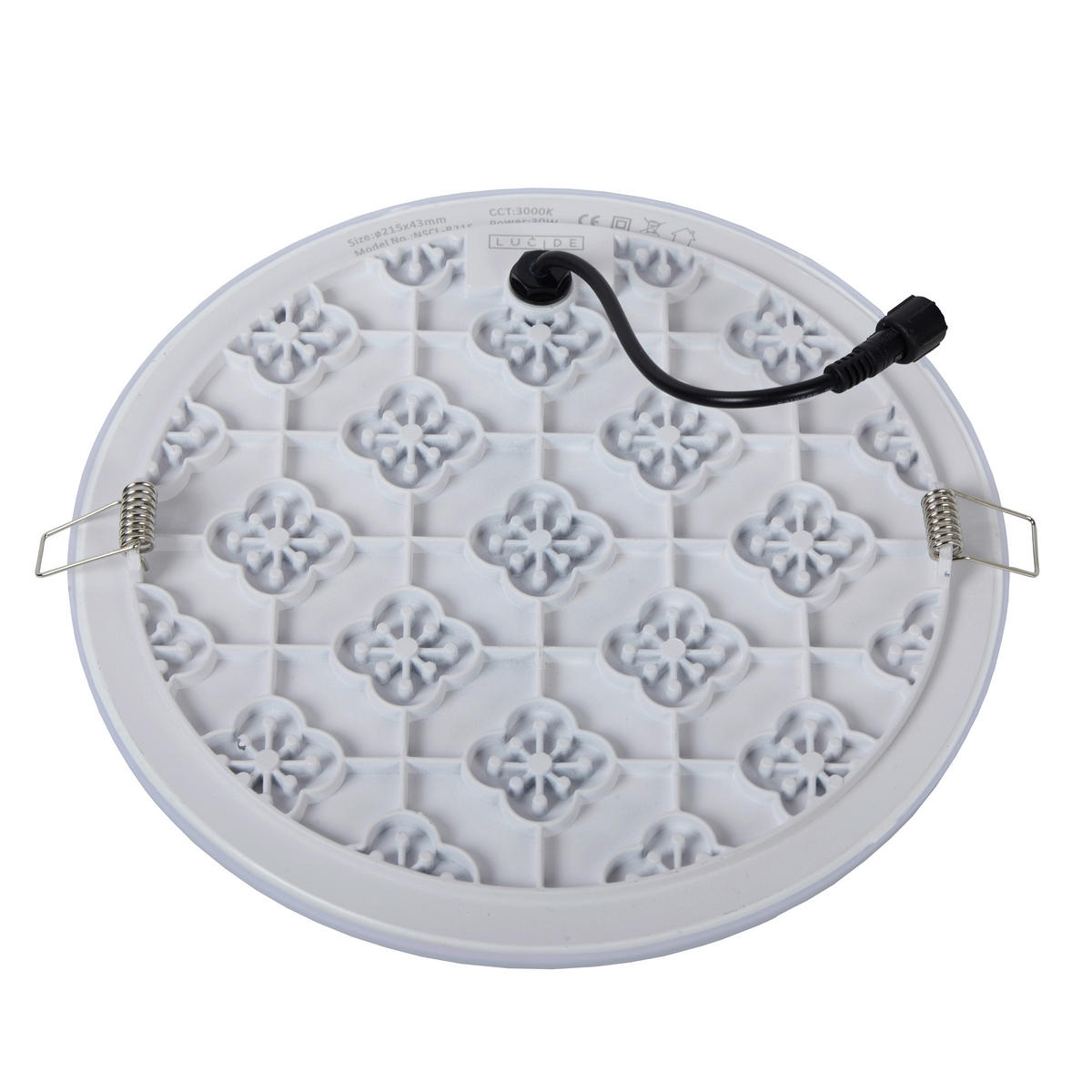LED-BADEZIMMER-DECKENLEUCHTE - Konventionell, Metall (21.5/21.5/4.6cm) - Lucide
