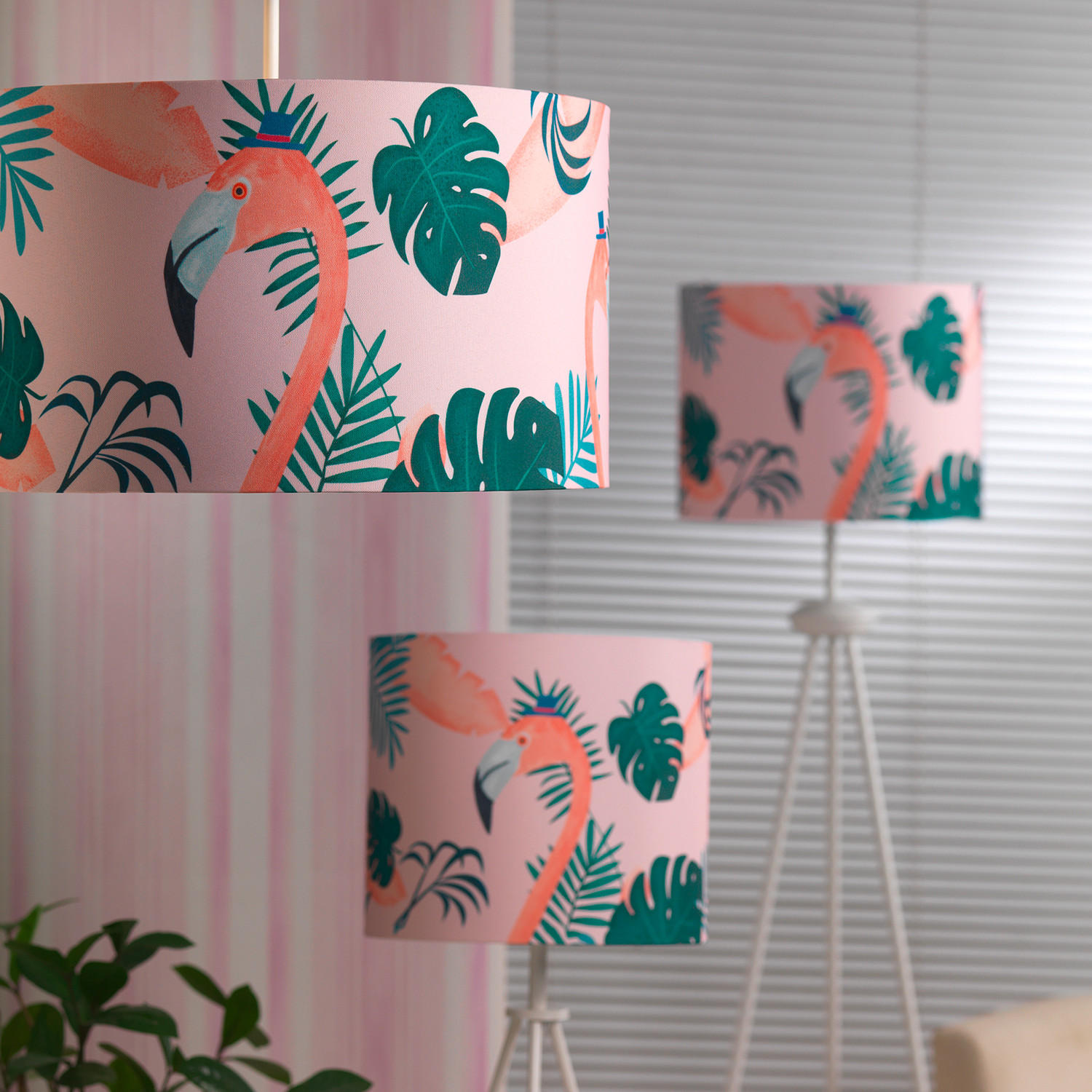 HÄNGELEUCHTE 45/100 cm   - Trend, Textil/Metall (45/100cm)