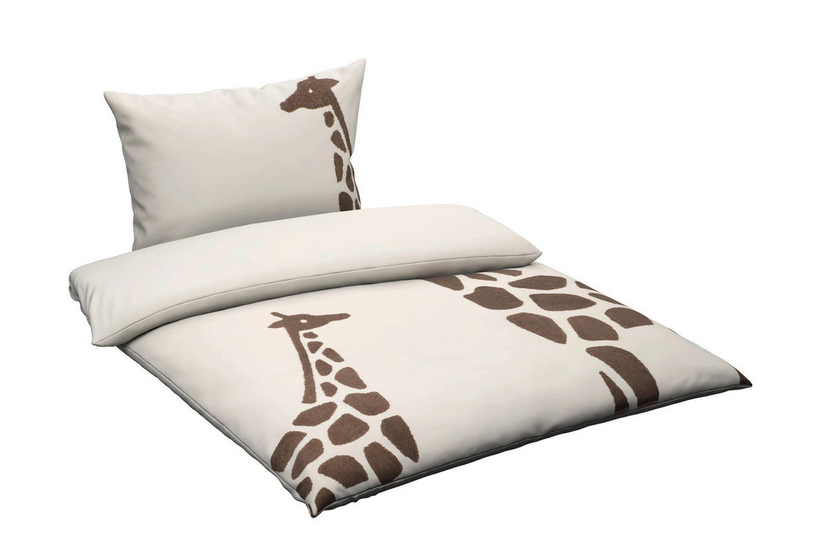 BABYBETTWÄSCHE Webstoff 100/135 cm  - Braun, Trend, Textil (100/135cm) - Patinio