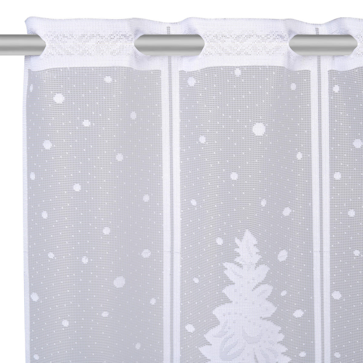 KURZGARDINE    140/50 cm  - Weiß, Trend, Textil (140/50cm) - Esposa