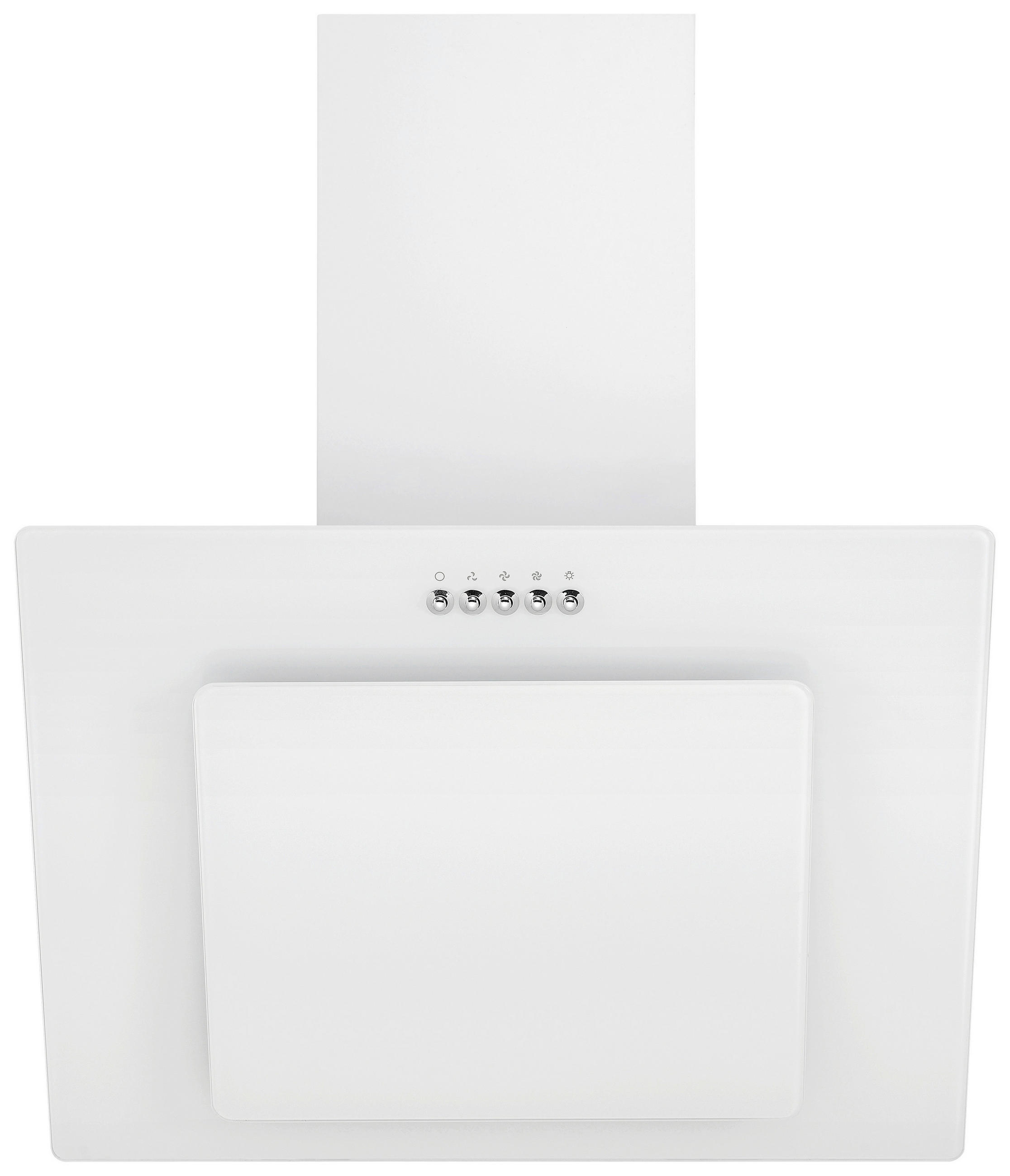 DUNSTABZUGSHAUBE CH21060WBZ  - Weiß, Trend, Glas/Metall (59,8/72,7-110,7/30,5cm) - Respekta