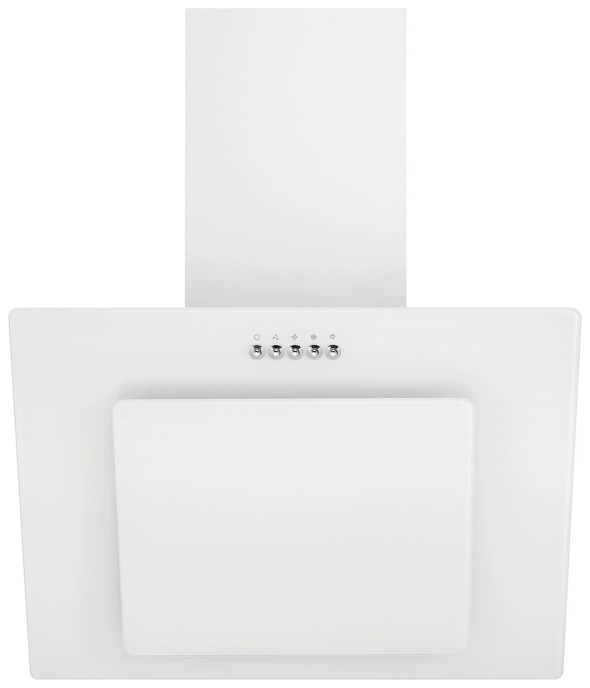 FLÄKTKÅPA CH21060WBZ  - vit, Trend, metall/glas (59,8/72,7-110,7/30,5cm) - Respekta