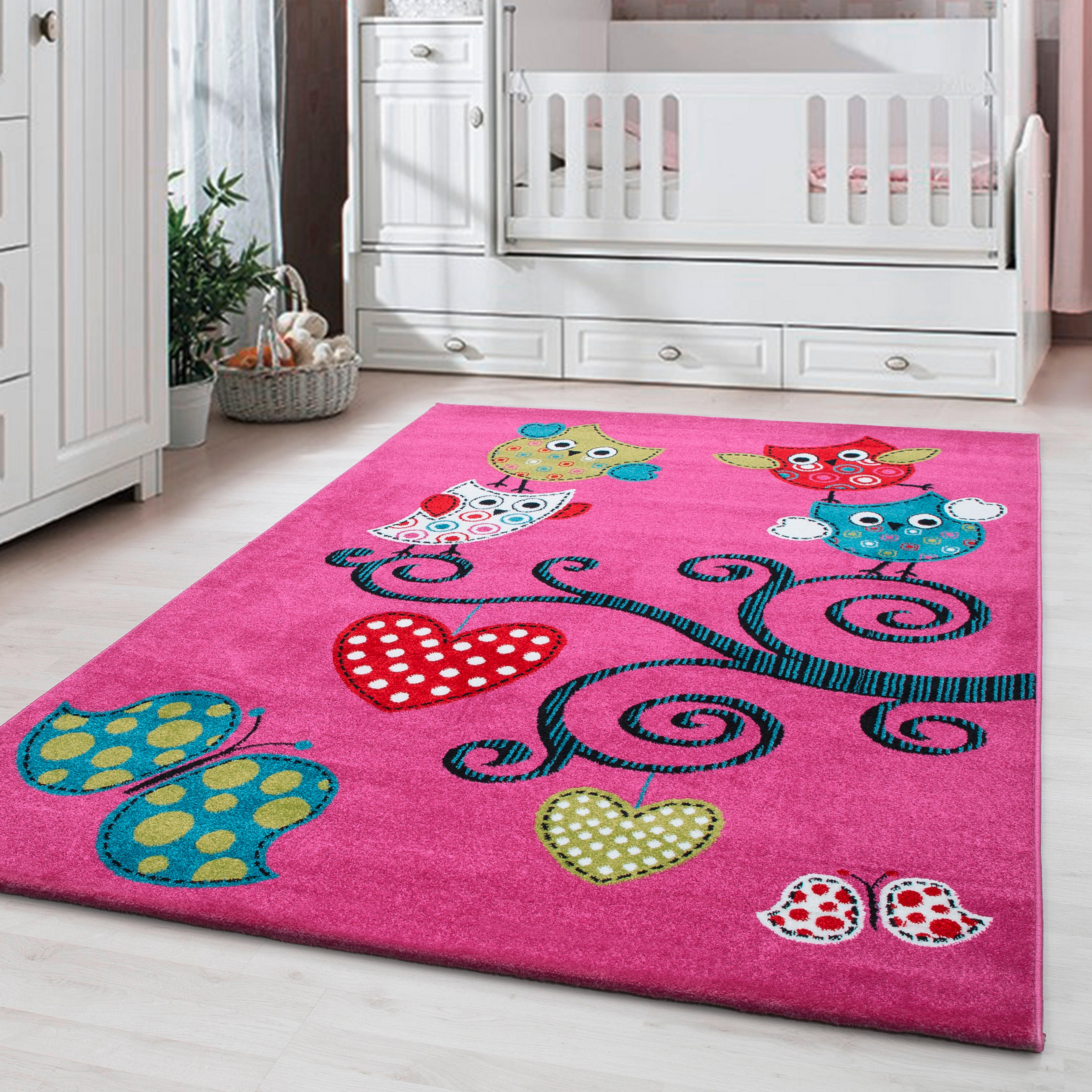 BARNMATTA 140/200 cm Kids - violett, Trend, textil (140/200cm) - Ben'n'jen