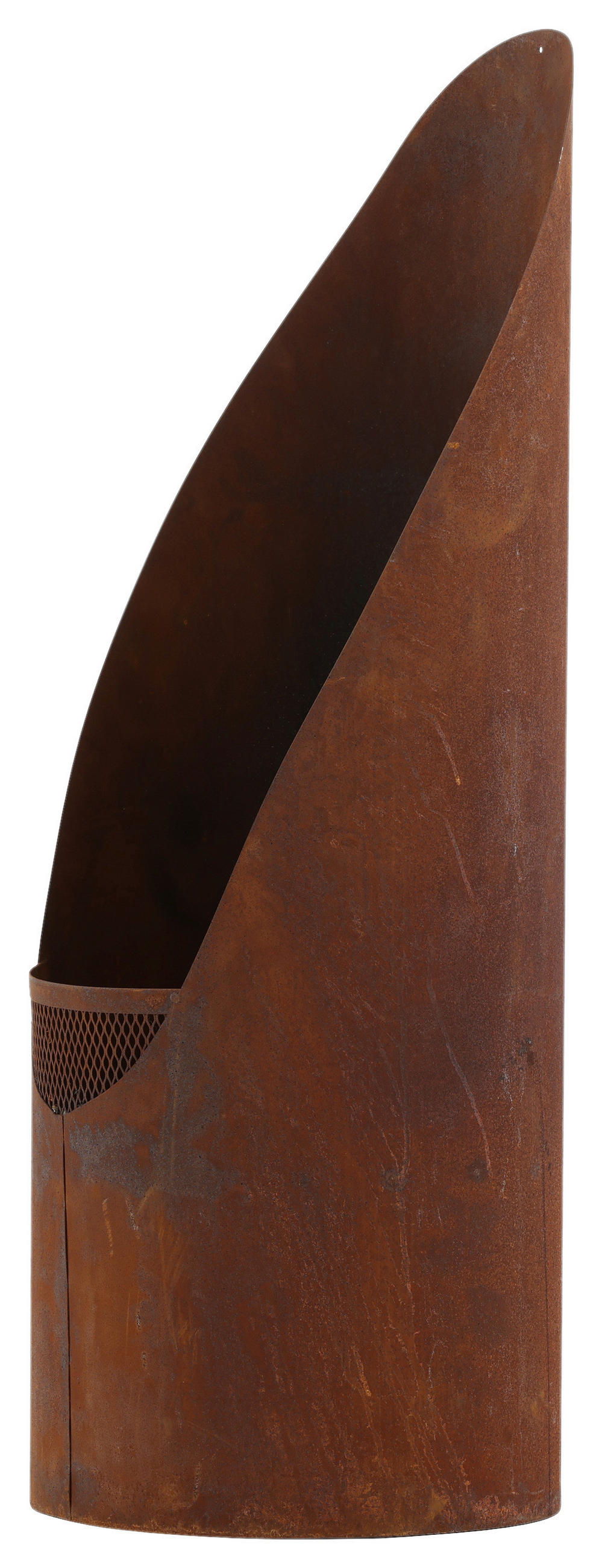 FEUERKORB  - Dunkelorange, KONVENTIONELL, Metall (37/100/37cm) - Gardenson