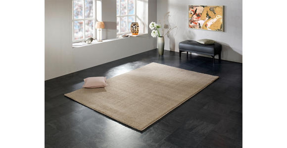 WEBTEPPICH 65/130 cm Sunshine Beige - Beige, Basics, Textil (65/130cm) - Novel