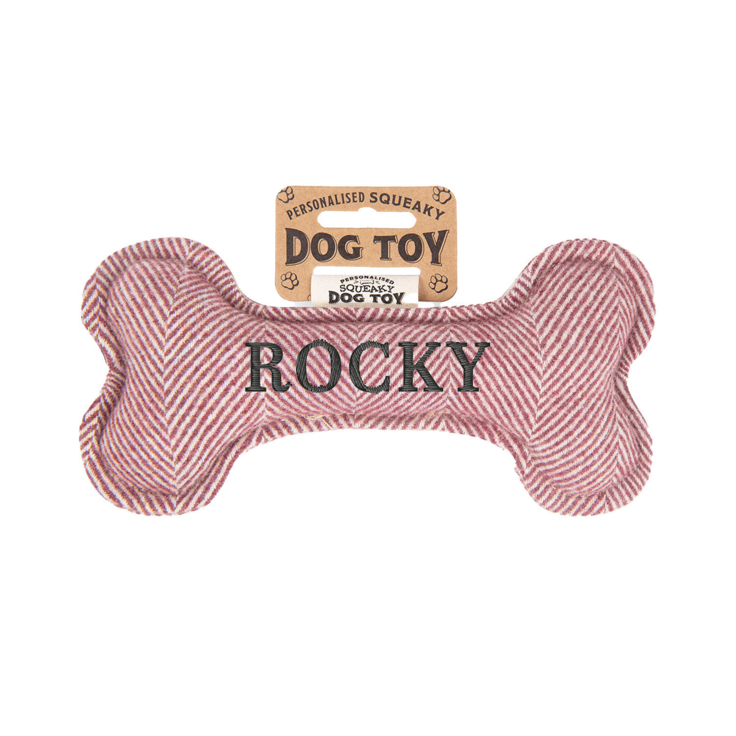 HUNDESPIELZEUG - Rot, Trend, Textil (20/4/10cm)