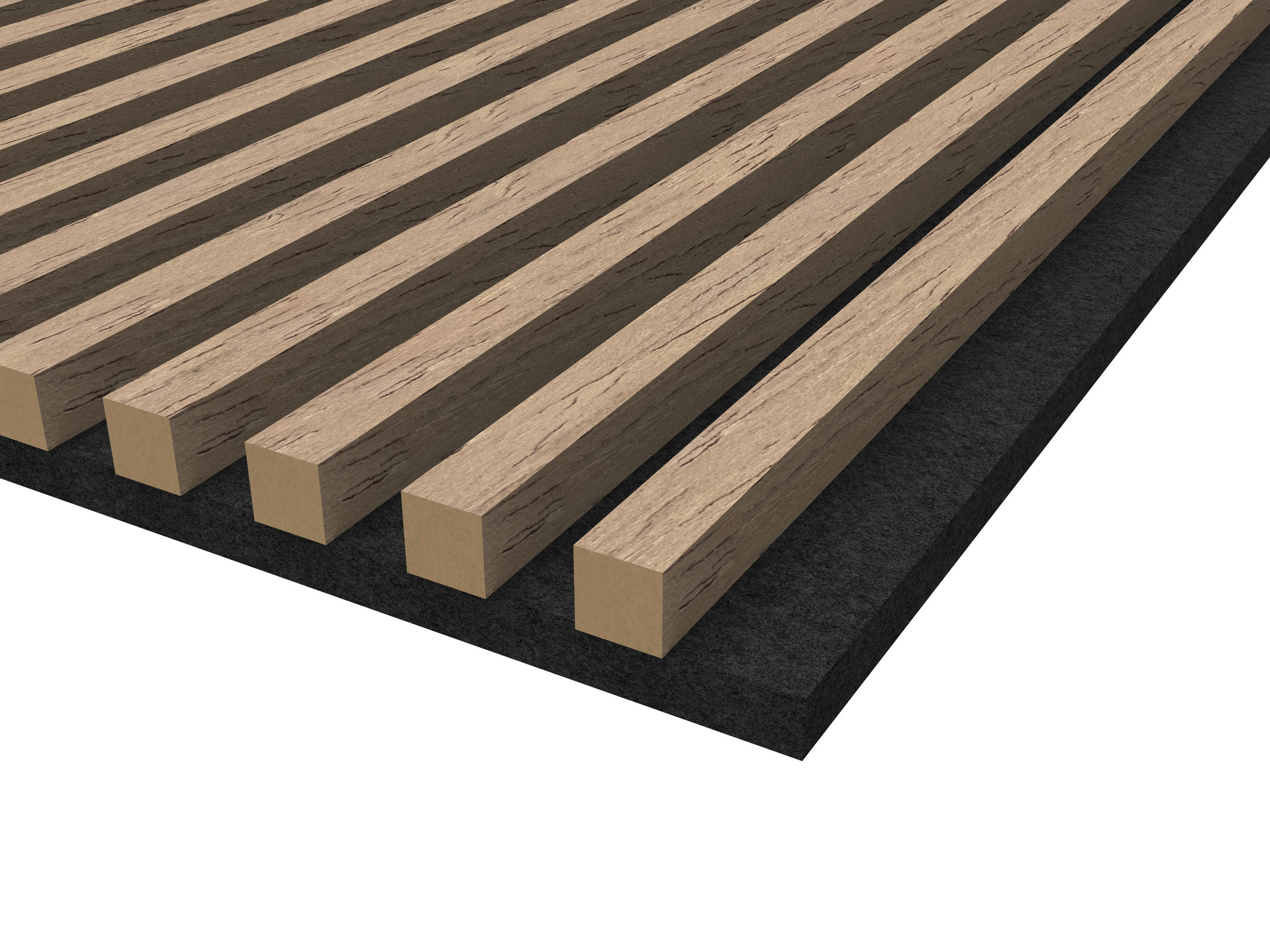 AKUSTIKPANEEL Nachbildung 41/120/2,1 cm  - Walnussfarben, Design, Holzwerkstoff/Kunststoff (41/120/2,1cm) - Livetastic
