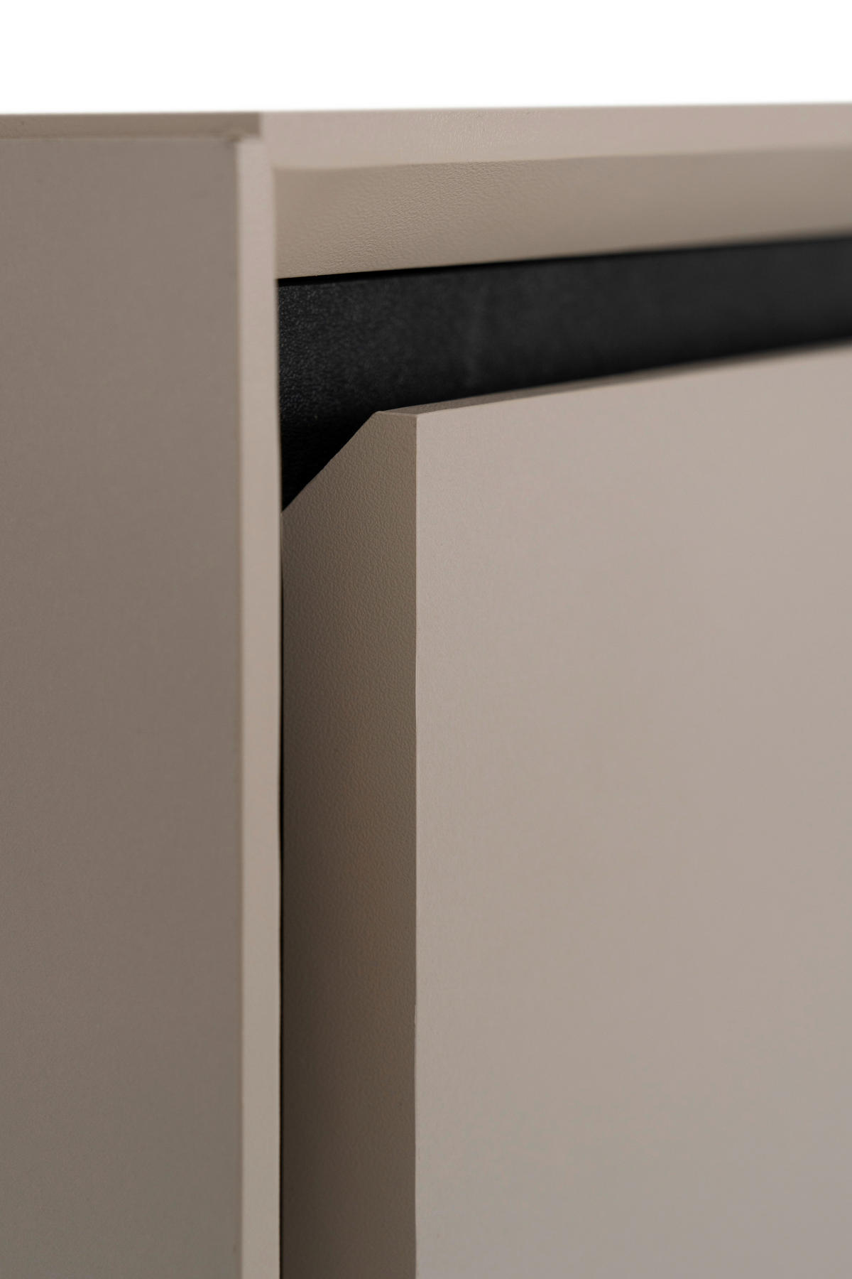 HIGHBOARD  in 90/140/38 cm  - Sandfarben/Schwarz, KONVENTIONELL, Holzwerkstoff/Kunststoff (90/140/38cm) - Livetastic