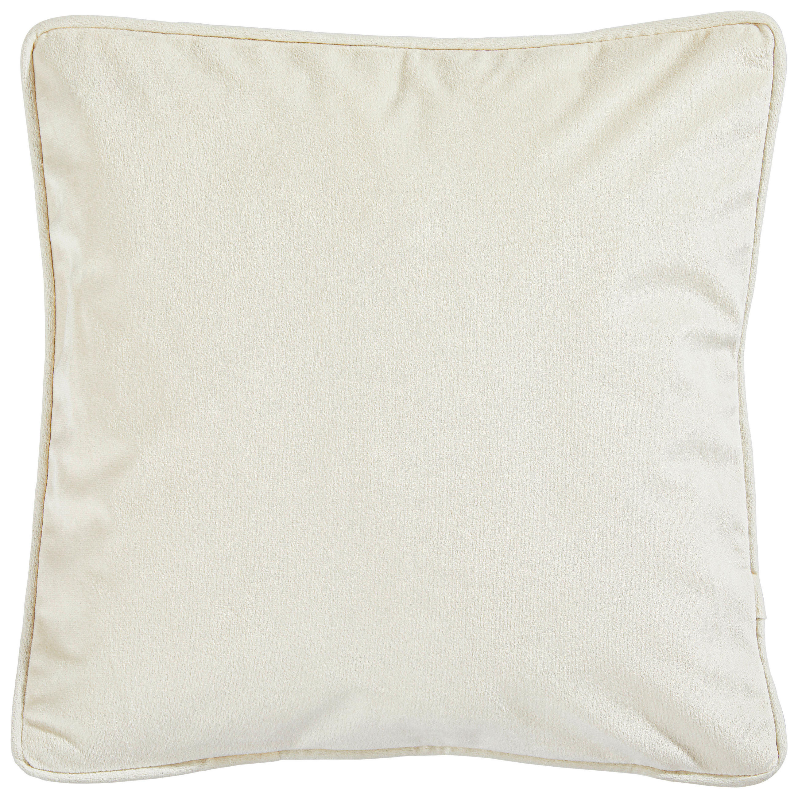 KISSENHÜLLE Zenato Samt Uni 40/40 cm - Champagner, KONVENTIONELL, Textil (40/40cm) - Ambiente