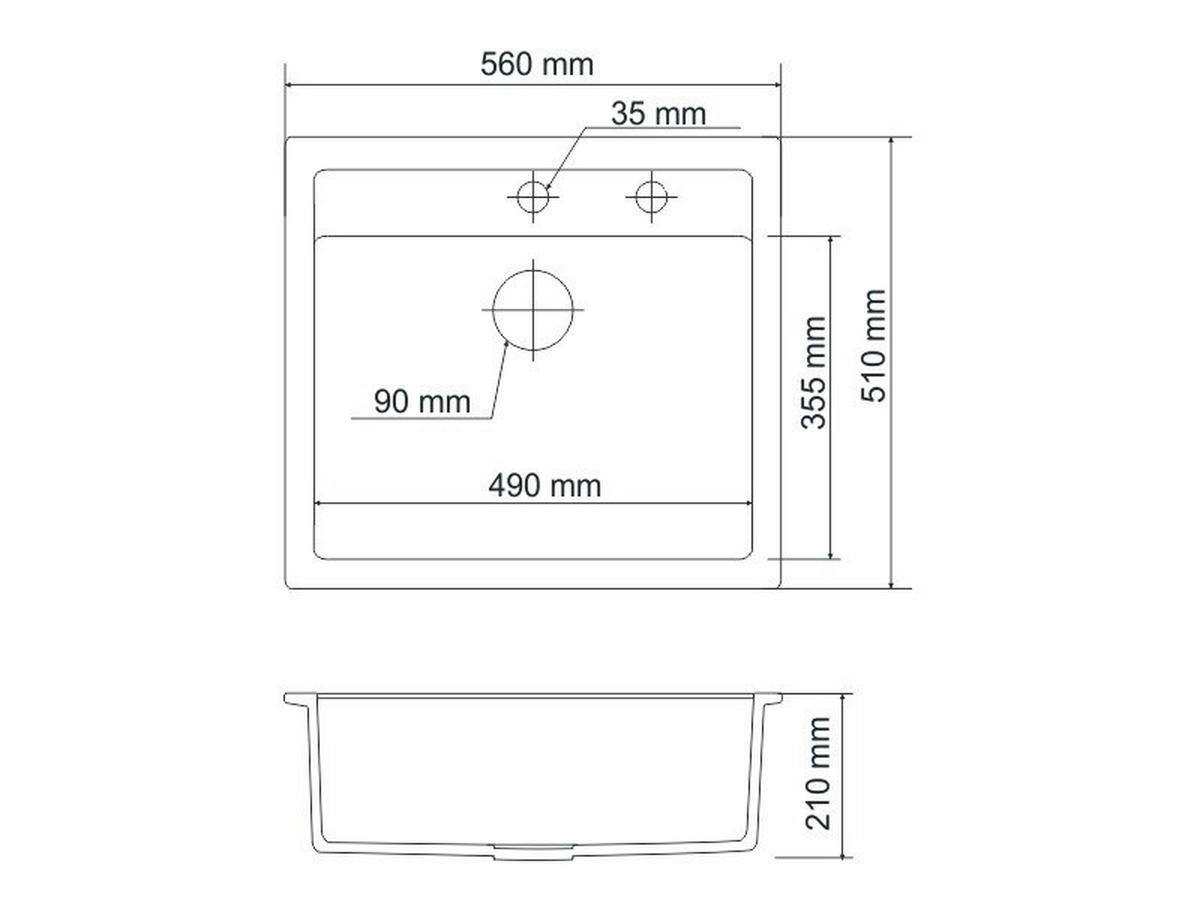 SET SUDOPERA I SLAVINE   56/51/20 cm         - crna, Basics, kamen (56/51/20cm)