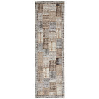 LÄUFER 68/220 cm  - Beige/Grau, Trend, Textil (68/220cm) - Novel