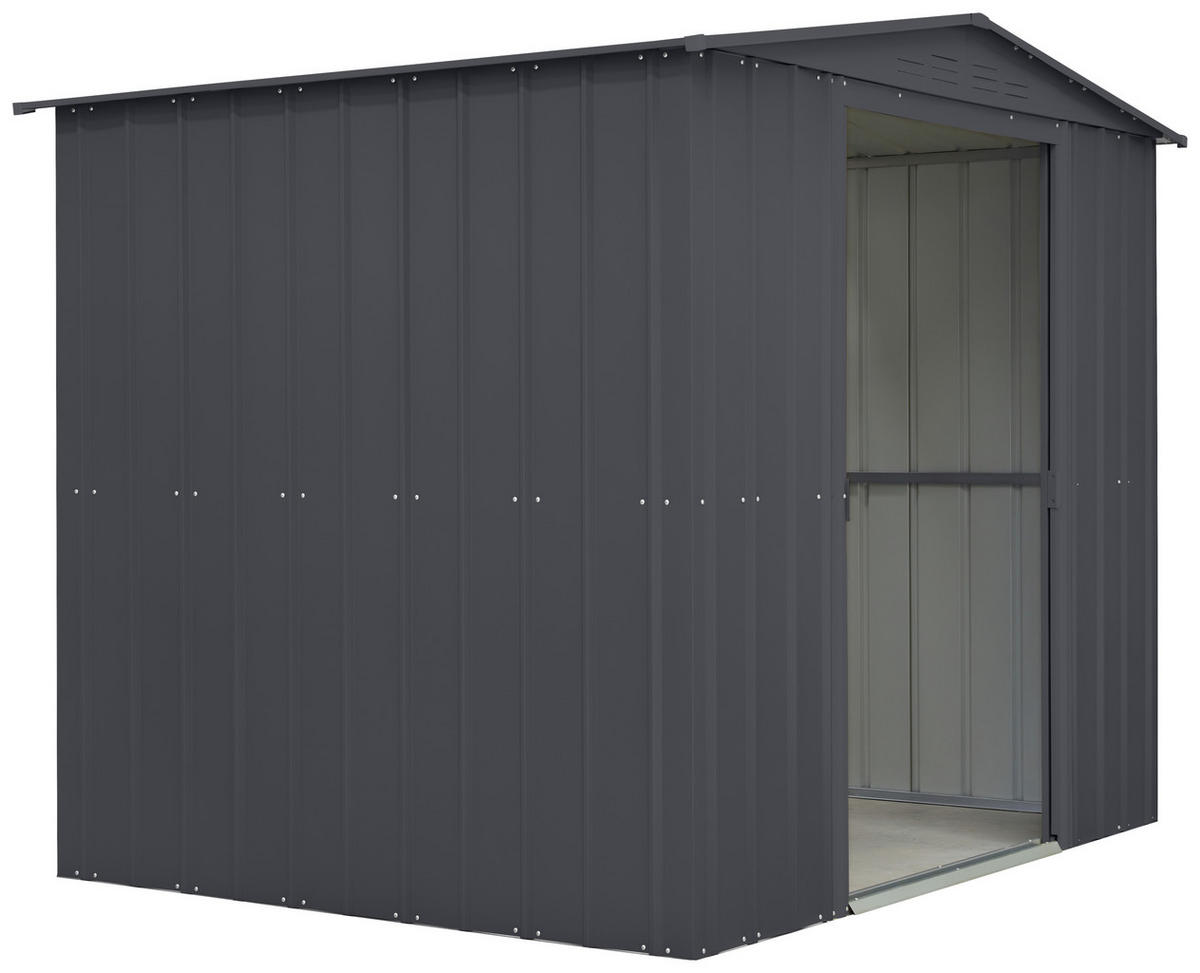 GERÄTEHAUS 245/198/185 cm  - Anthrazit, Basics, Metall (245/198/185cm)