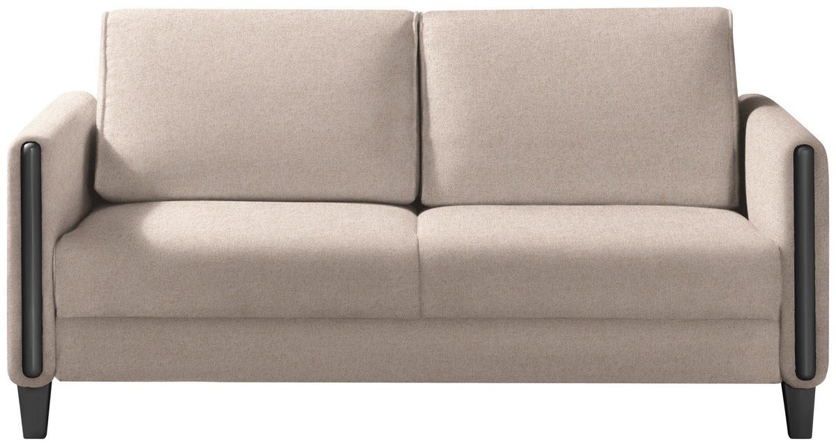 SCHLAFSOFA in Holz, Textil Schwarz, Beige  - Beige/Schwarz, Design, Holz/Textil (174/88/104cm) - Niels Andersson